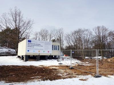 Stavba Domu přírody Českého krasu, 2021