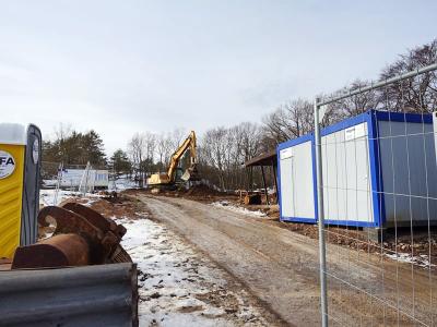 Stavba Domu přírody Českého krasu, 2021