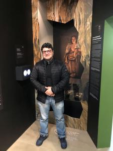 Cicero Moraes z Brazílie, autor rekonstrukce hlavy „koněpruské“ ženy