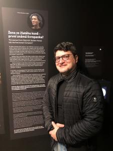 Cicero Moraes z Brazílie, autor rekonstrukce hlavy „koněpruské“ ženy