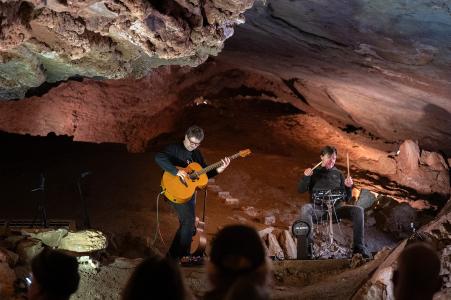 Duo Deep Dream v Koněpruských jeskyních, 11. 10. 2025